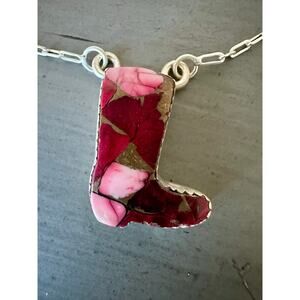 Red Rose Dahlia | Cowboy/Cowgirl Boot | 925 Sterling | 18-20”